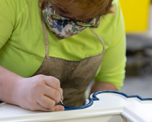 NC Furniture Manufacturer Century Furniture Factory Custom Hand Painting